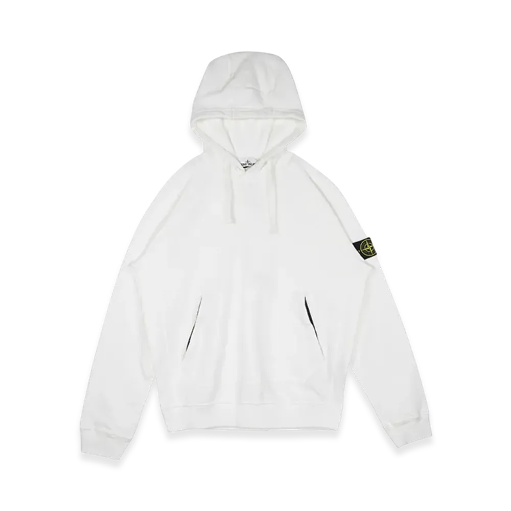 Stone Island 63860 Cotton Hooded Sweatshirt - 21SS "White"