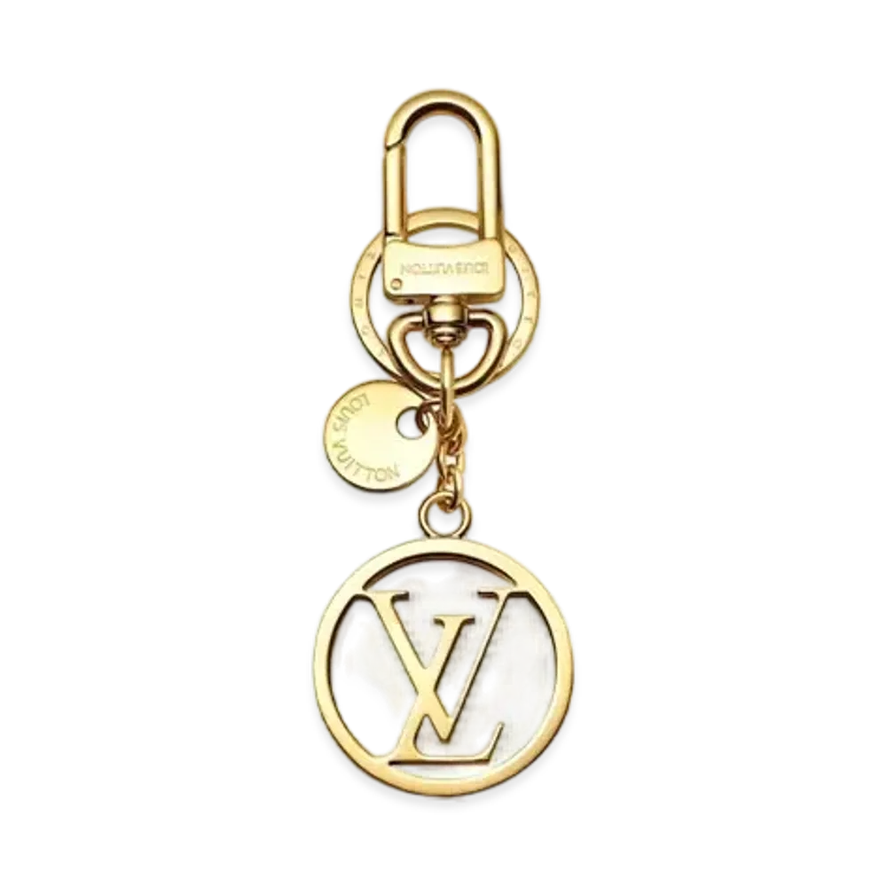 Louis Vuitton LV Circle Bag Charm & Key Holder "Gold"