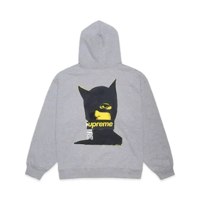 Supreme Catwoman Hooded Sweatshirt "Heather Grey"