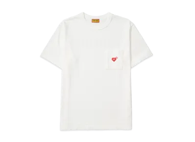 HUMAN MADE Heart Pocket T-Shirt "White"