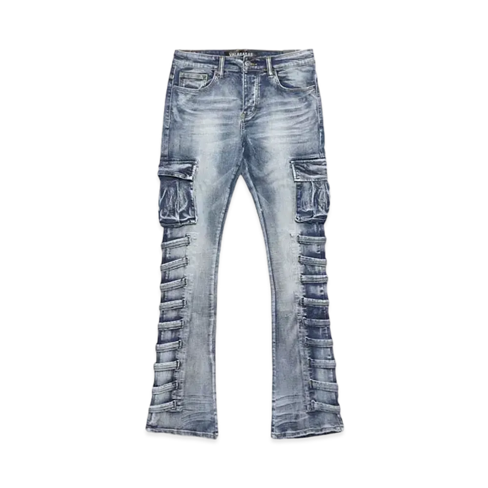 VALABASAS "QUANTICO" DENIM STACKED "LT BLUE WASH"