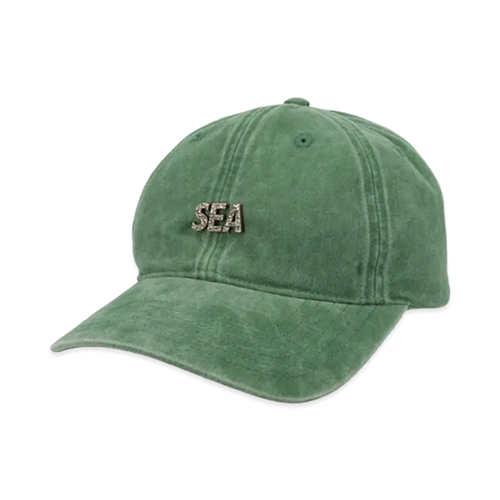 WIND AND SEA Metal Logo Cap "Green"