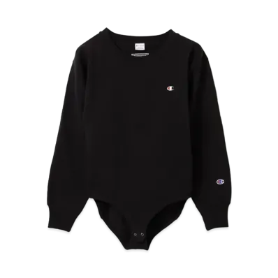 Champion for BEAMS COUTURE Back Corset Bodysuit "Black"