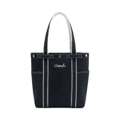 Noah Multi Pocket Tote "Black"