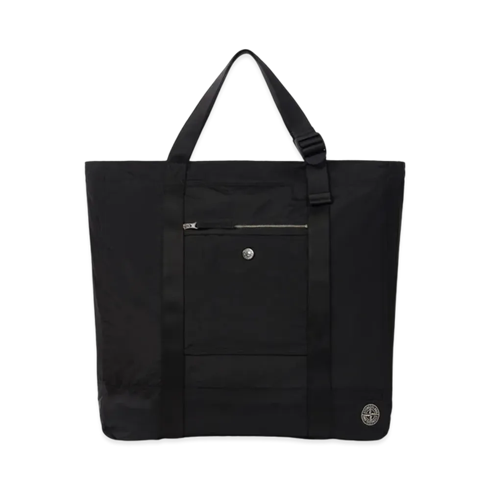Stone Island 9200013 Coated Nylon Metal In Econyl "Black"