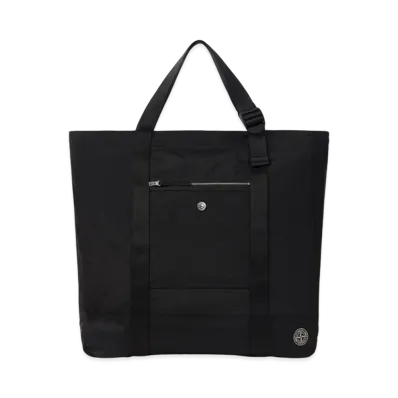 Stone Island 9200013 Coated Nylon Metal In Econyl "Black"