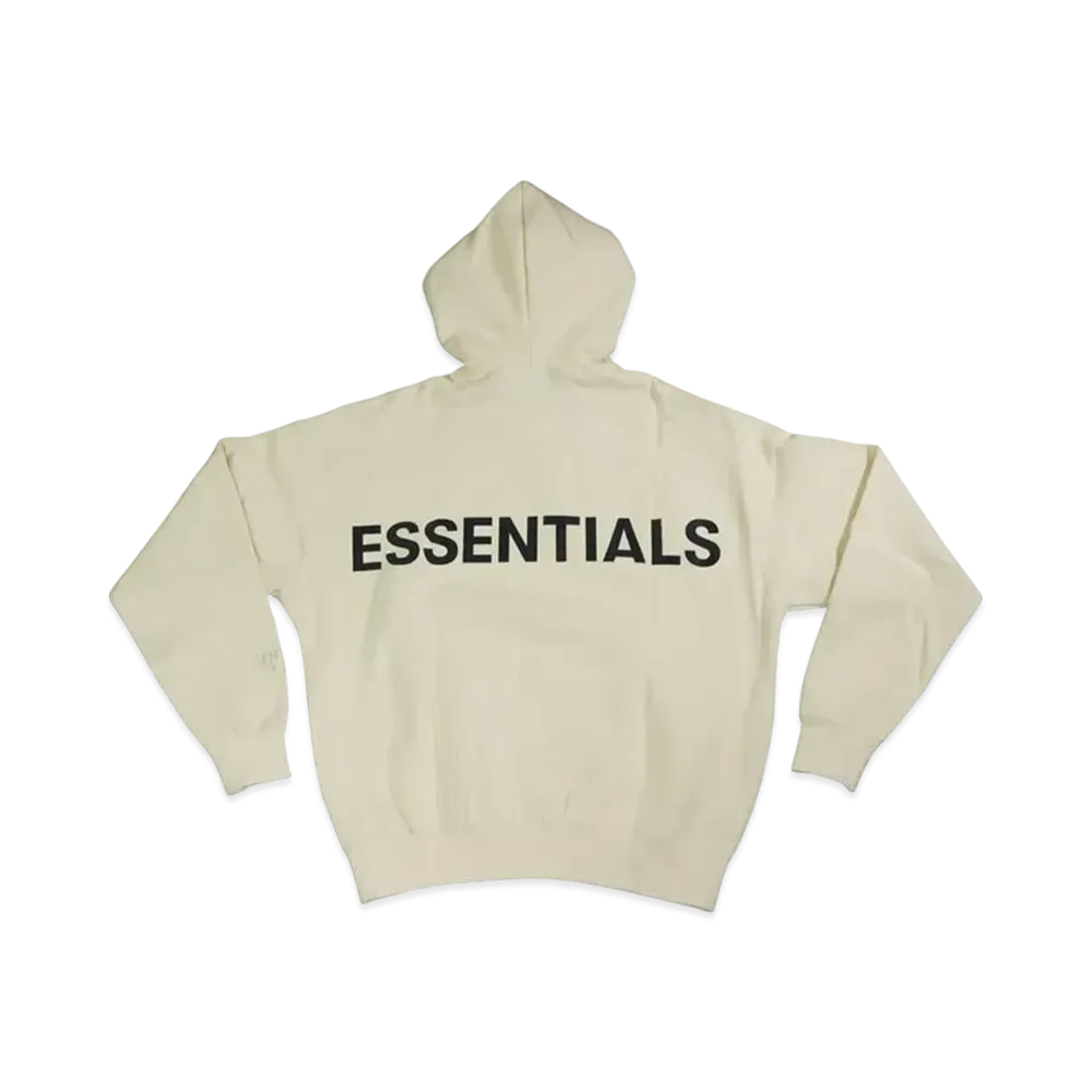 FEAR OF GOD ESSENTIALS 3M Logo Pullover Hoodie "Cream"