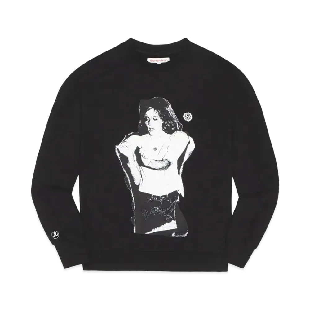 Richardson CHLOE SEVIGNY PANEL CREWNECK "Black"
