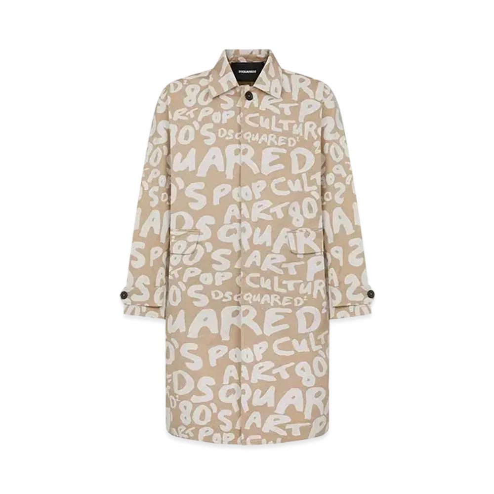 Dsquared2 D2 Pop 80's Trench #1 "Beige"