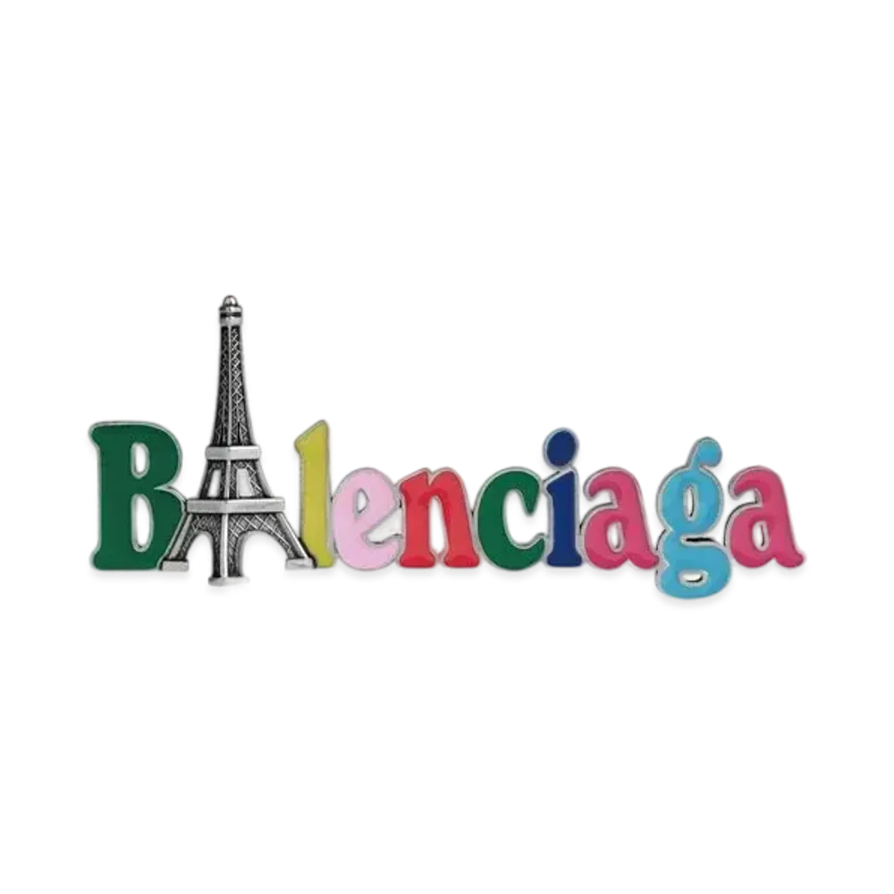 BALENCIAGA Magnet in Brass "Multicolor"