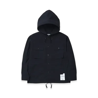 NEIGHBORHOOD Hooded Shirt LS "Black"