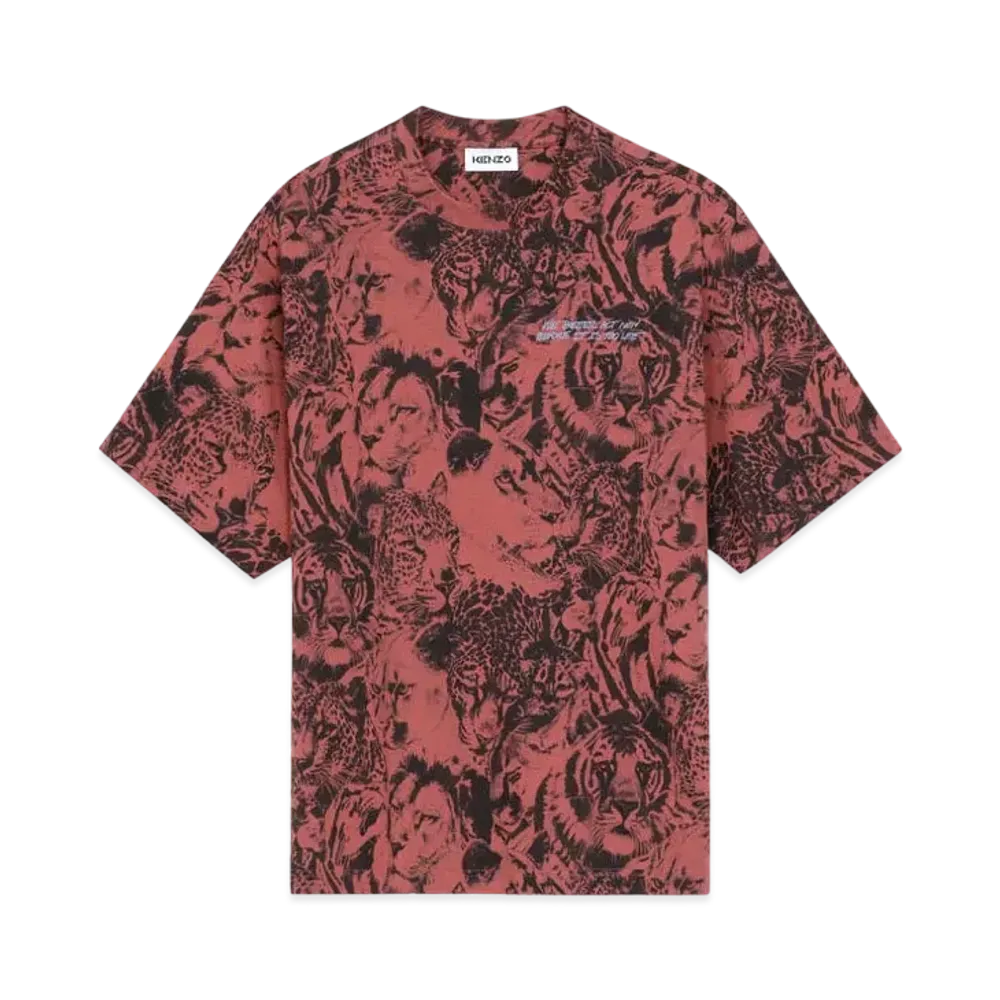 KENZO T-shirt 'Wildtigers' "Dark Rose"