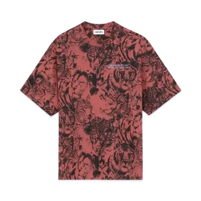 KENZO T-shirt 'Wildtigers' "Dark Rose"