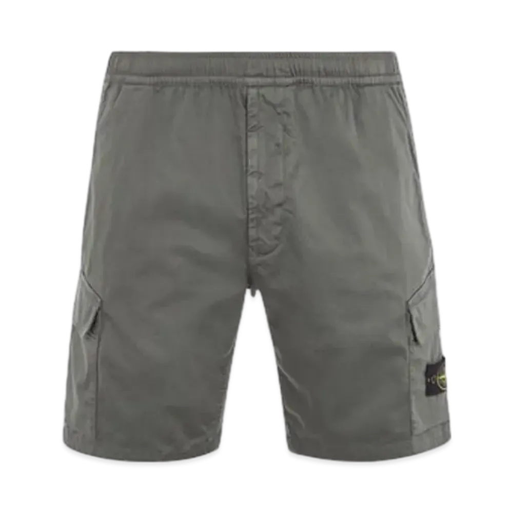 Stone Island L0312 Regular Fit Cargo Bermuda Shorts - 24SS "Musk Green"