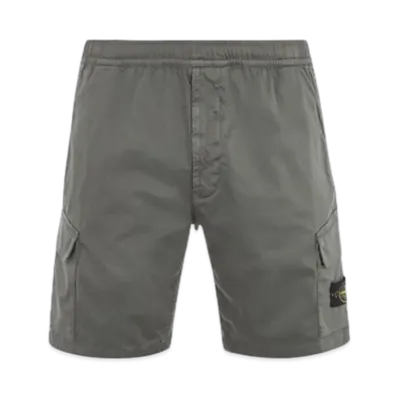 Stone Island L0312 Regular Fit Cargo Bermuda Shorts - 24SS "Musk Green"