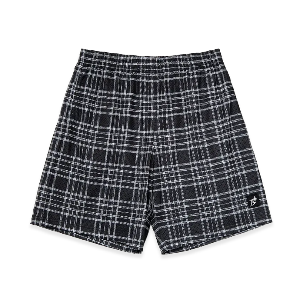 BoTT Check Mesh Short "Black"