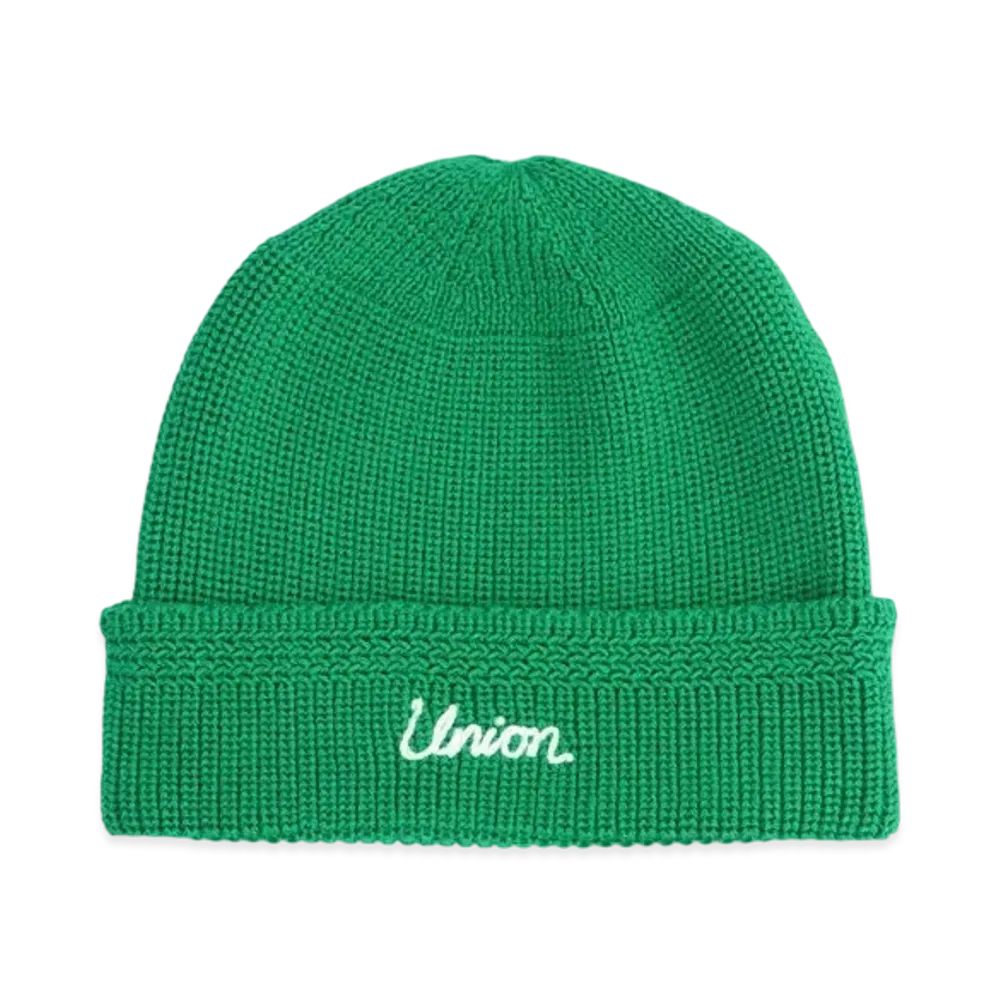 UNION Script Watch Cap "Green"