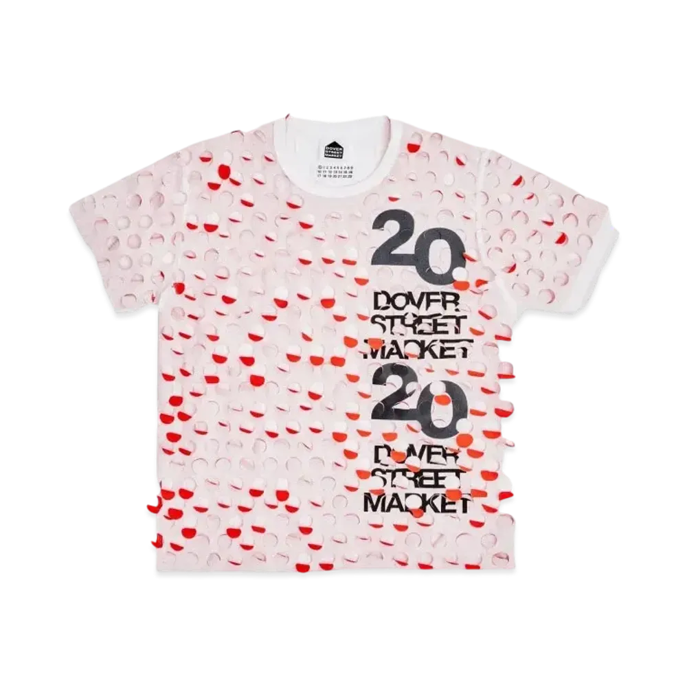Dover Street Market London x Maison Margiela 20th Anniversary Tee "White"