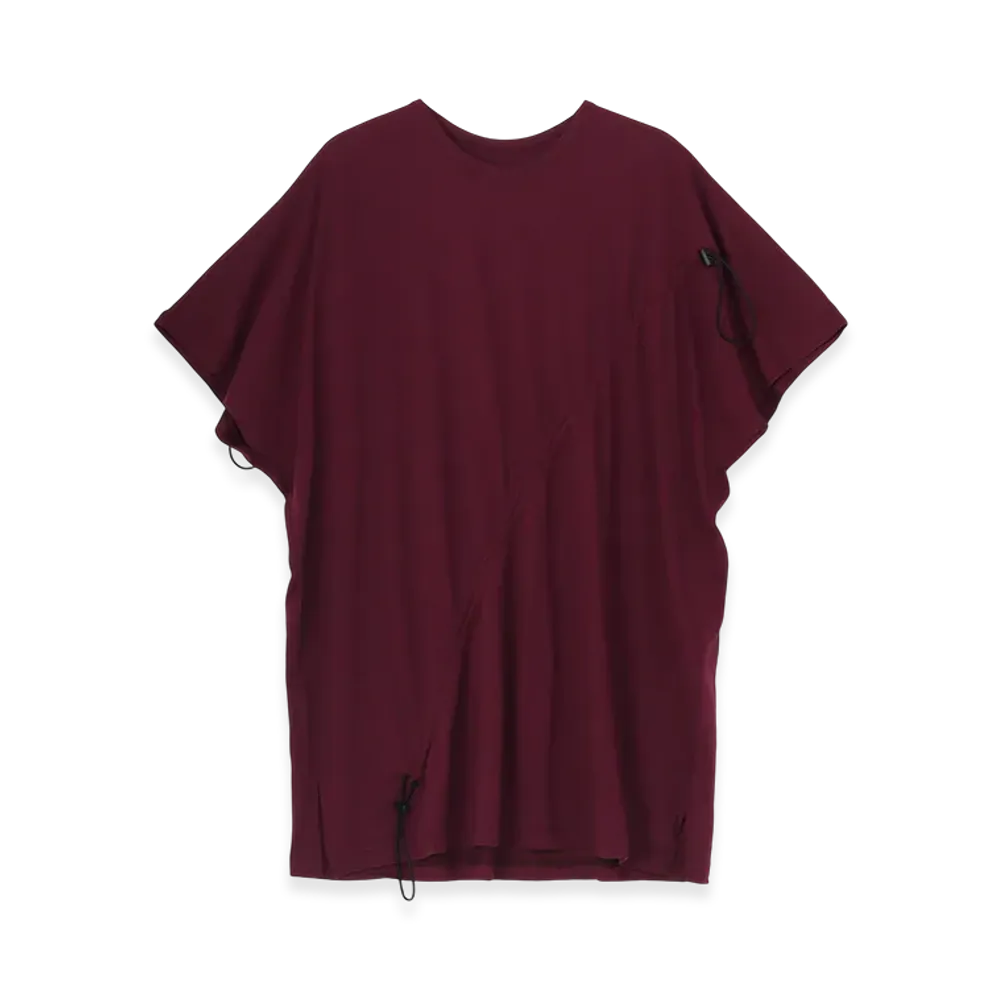 Ground Y C/Mo Jersey Drawcord French Sleeve T-Shirt "Purple"