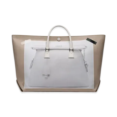 Maison Margiela 5AC Trompe Loeil Medium "White/Taupe"