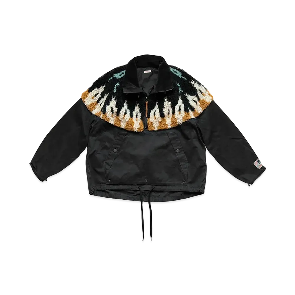 KAPITAL CHINO x BOA-FLEECE NORDIC ANOLAK "Black"