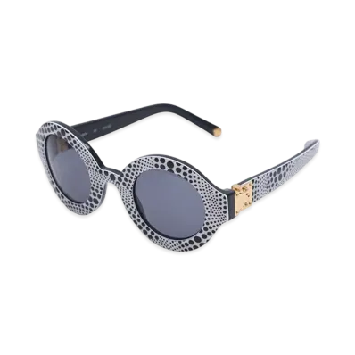 Louis Vuitton x Yayoi Kusama Sunglasses Wave Rond "Noir"