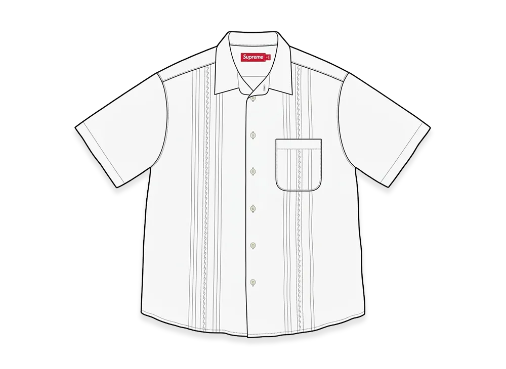 Supreme Pintuck S/S Shirt "White"