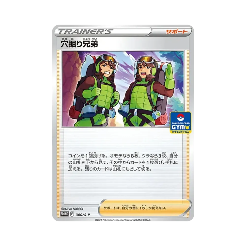 穴掘り兄弟 P [300/S-P](ポケモンカードゲーム ソード&シールド 「プロモカードパック 第11弾」)