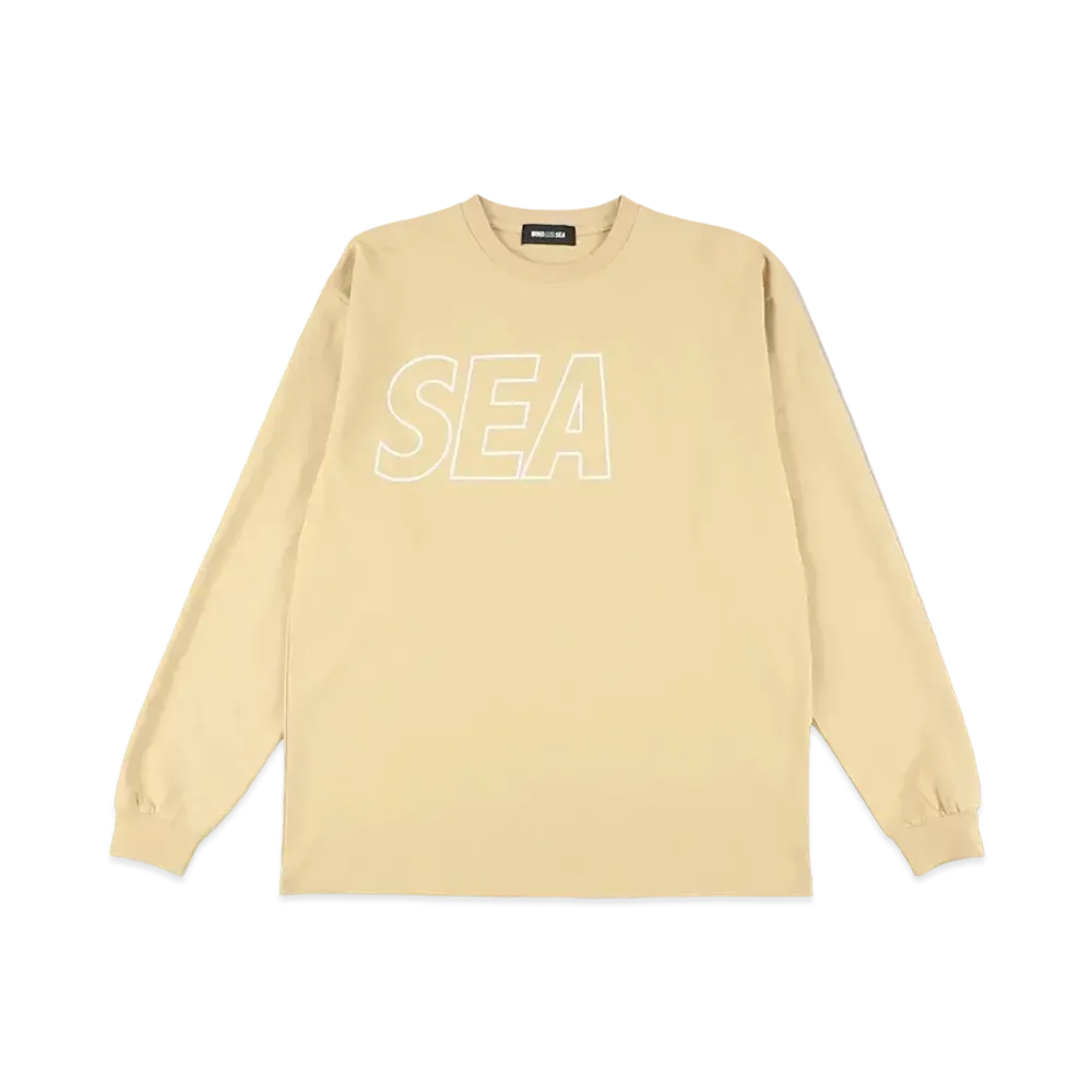 WIND AND SEA SEA Of L/S Tee "Buff"