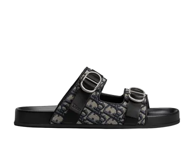 Dior Aqua Sandal Dior Oblique Jacquard "Beige/Black"