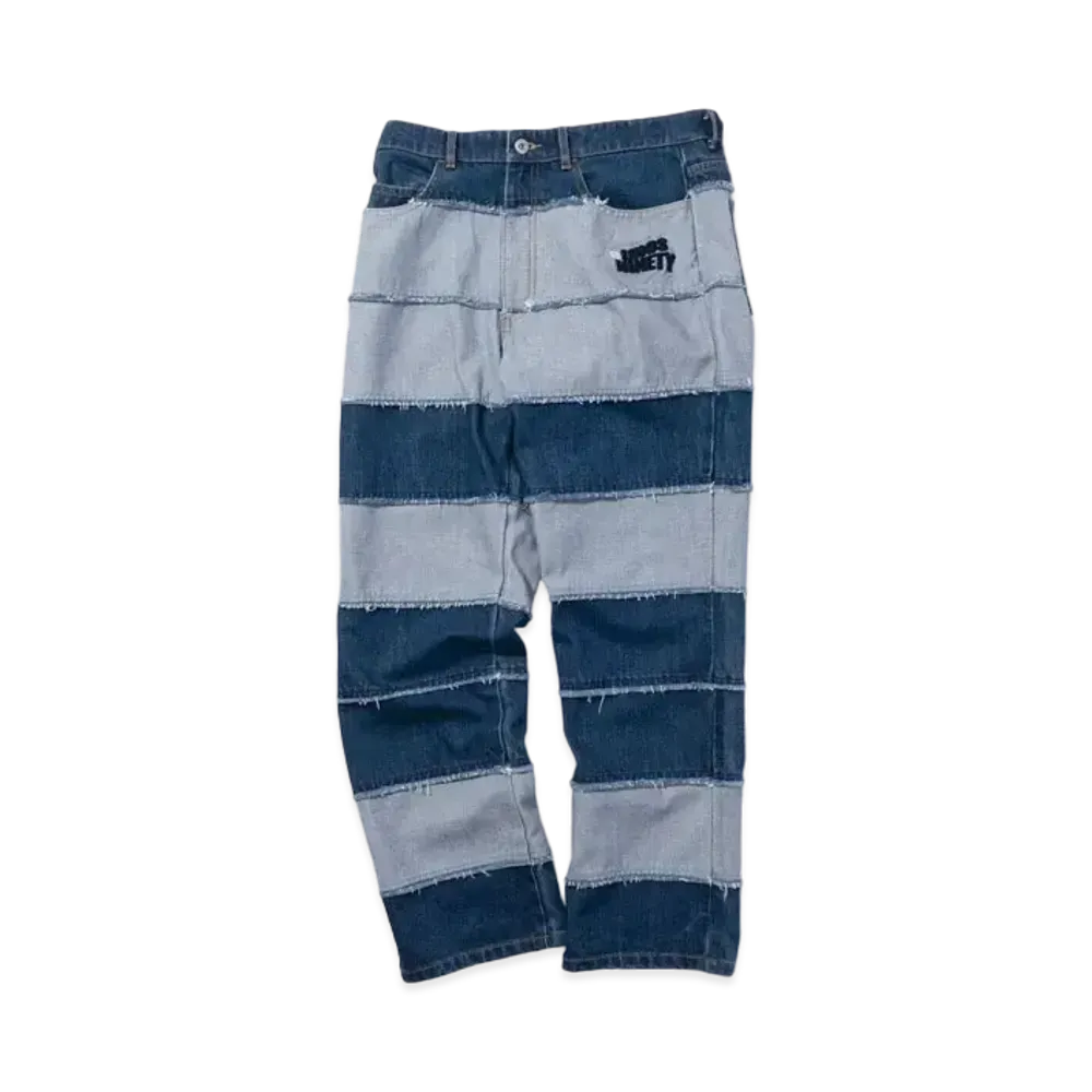 9090 x atmos pink Denim Pants "Indigo Blue"
