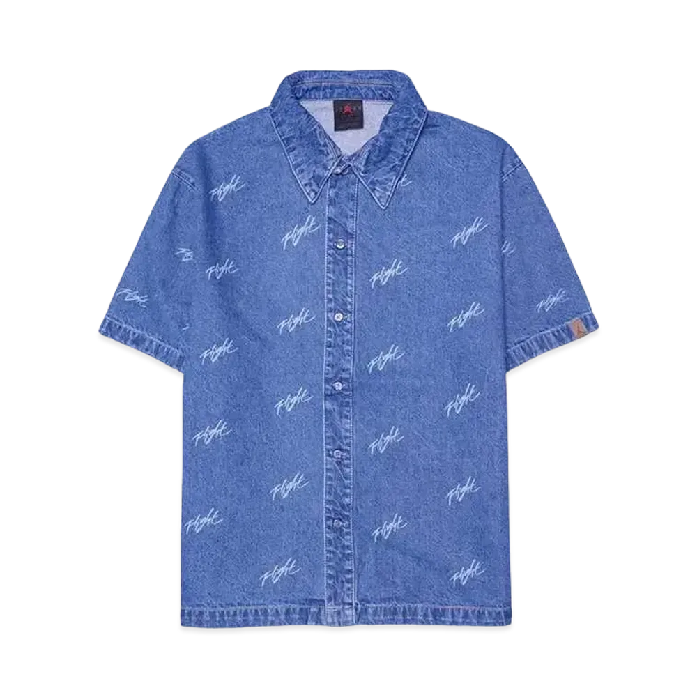 Nike Jordan Allover Print Men's Denim Top "Denim" (US Size)