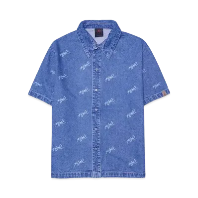 Nike Jordan Allover Print Men's Denim Top "Denim" (US Size)