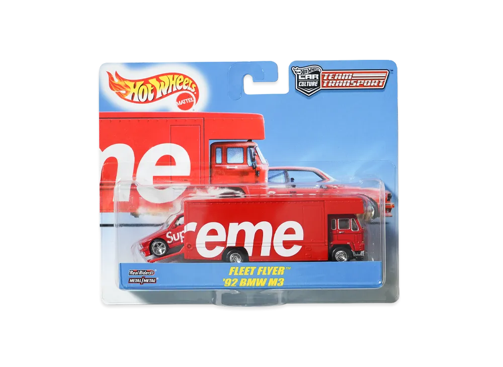 ミニカー supreme Hot Wheels Fleet Flyer '92  Supreme / Hot Wheels™ Fleet Flyer + 1992 BMW M3 