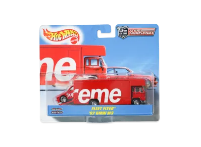 Supreme x Hot Wheels Fleet Flyer + 1992 BMW M3 "Red"