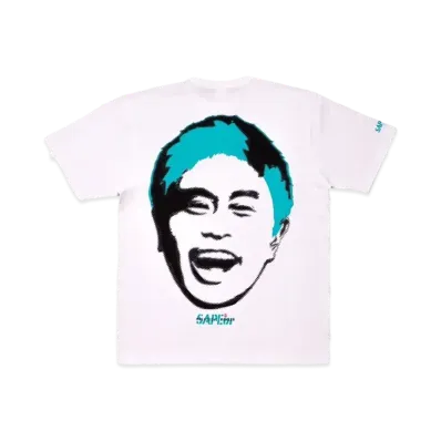 SAPEur x MASATOSHI HAMADA Kids Stamp Logo S/S Tee #4 "White/Mint"