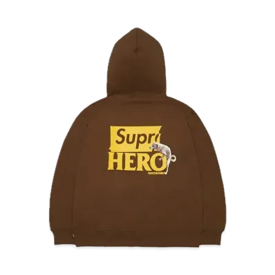 Supreme x ANTIHERO Hooded Sweatshirt "Brown"