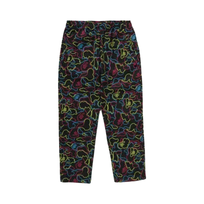 A BATHING APE Neon Camo Relaxed Fit Track Pants "Multi"