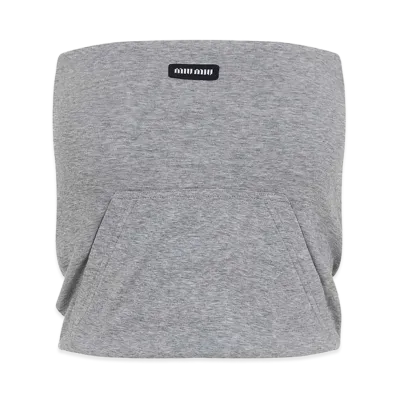 MIU MIU Women's Top "Gray"