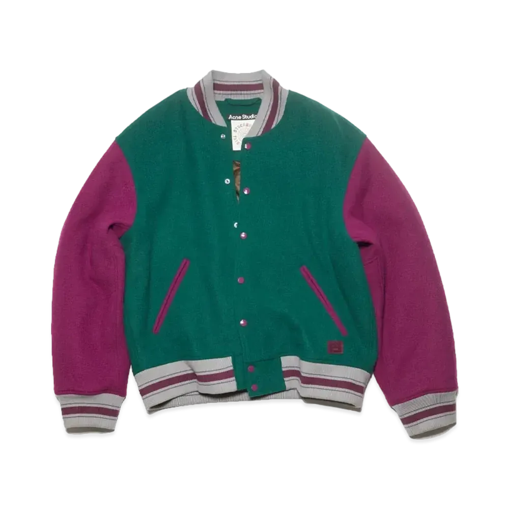 Acne Studios College Jacket "Night Green"