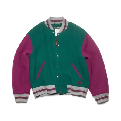 Acne Studios College Jacket "Night Green"