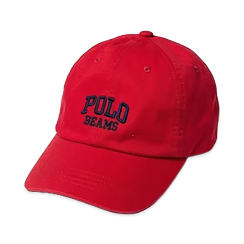 BEAMS x Polo Ralph Classic Sport Cap "RL 2000 Red"