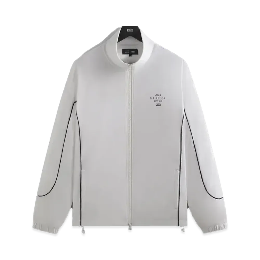 Kith x USA Basketball Jersey Logan Jacket "White"