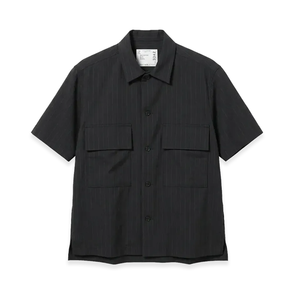 sacai Chalk Stripe Shirt "Navy"