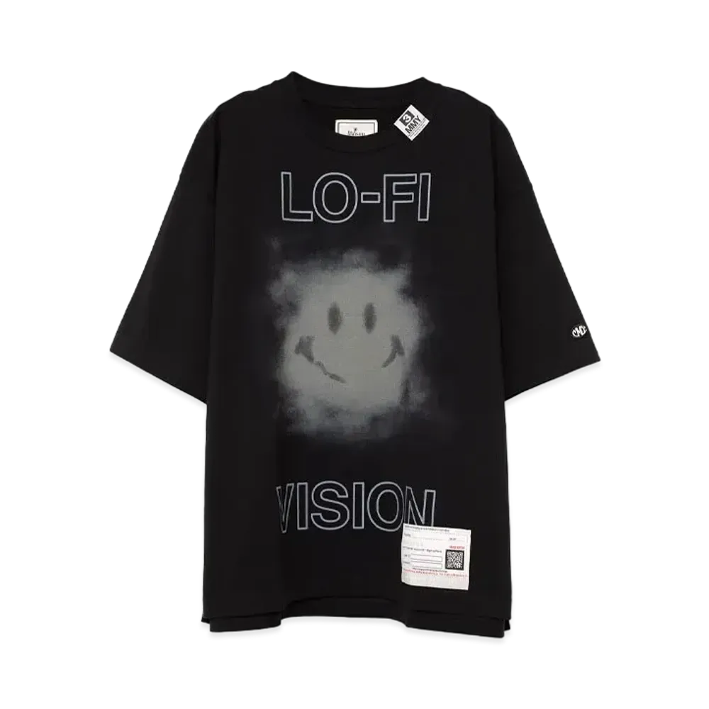 Maison MIHARA YASUHIRO Smily Face Printed T-shirt "Black"