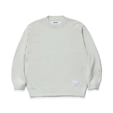 NEIGHBORHOOD Savage Crewneck Sweater "White"