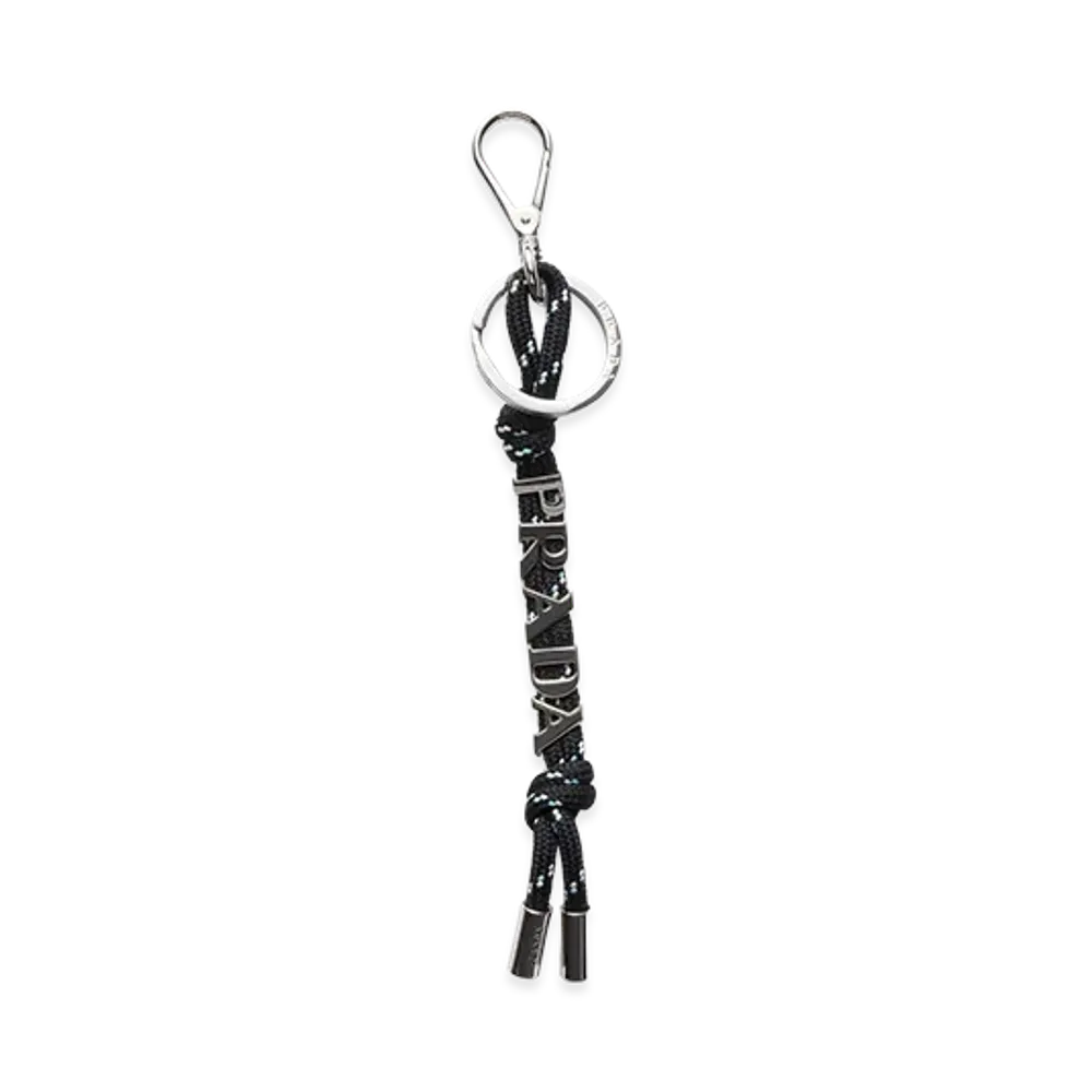 PRADA Speed Lock Cord Keyring "Black"
