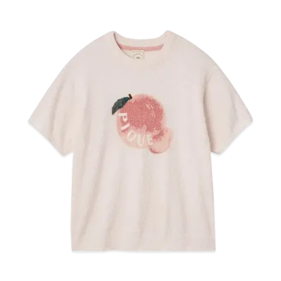 GELATO PIQUE Fruit Jacquard Pullover "Pink"