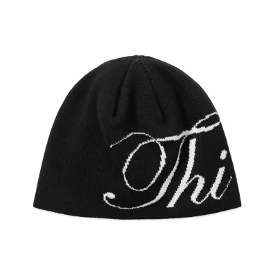 thisisneverthat THI Logo No Cuff Beanie "Black"
