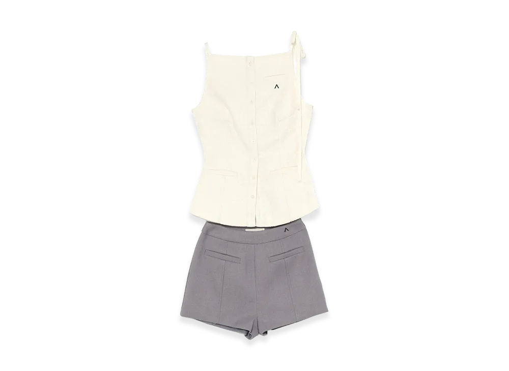 ANDMARY Women's Olivia Pants Set Up "Ivory"